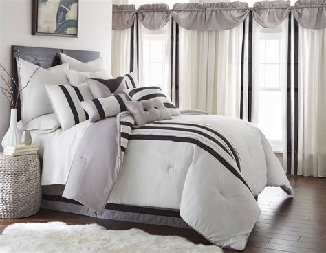 Shop for Riverbrook Home Kacee Platinum 12-piece Comforter Set. Bed Bath & Beyond - Your Online Fashion Bedding Store! - 29881296. Skip to main content. Up to 24 Months Special Financing^ Learn More. ... Sale: $54.24 - $123.29. 10-piece Solid Plaid Comforter Set. 60. Presidents Day Sale. Sale: $210.37 - $263.07. J. Queen New York Astoria ...